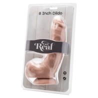 Dildo 20.5 Cm Con Testículos Natural - Placer Definitivo