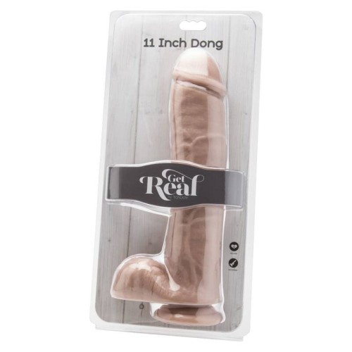 Dildo 28 Cm Con Testículos Natural