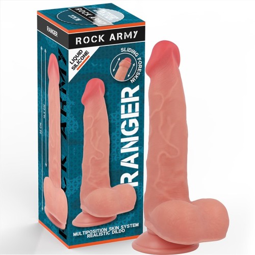 Dual Density Realistic Dildo Rockarmy 22 Cm for Intense Pleasure