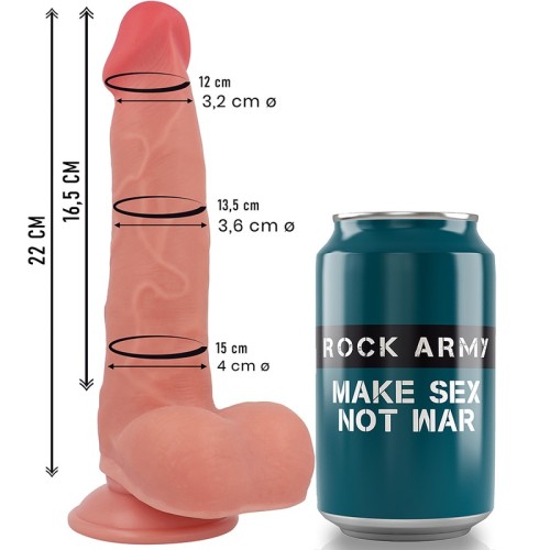 Dual Density Realistic Dildo Rockarmy 22 Cm for Intense Pleasure