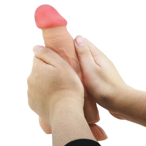 Pretty Love Sliding Skin Realistic Dildo with Suction Base