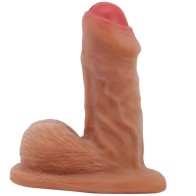 Warnell Dildo Ultra Realístico Y Elástico 9.5 Cm Mulato