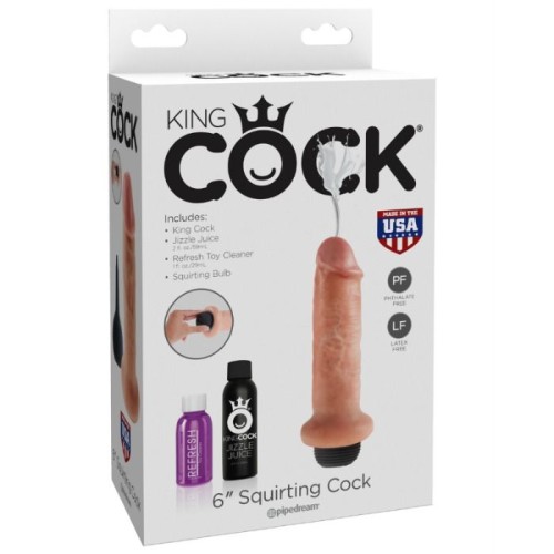 15.24 Cm Squirting Dildo for Realistic Fun