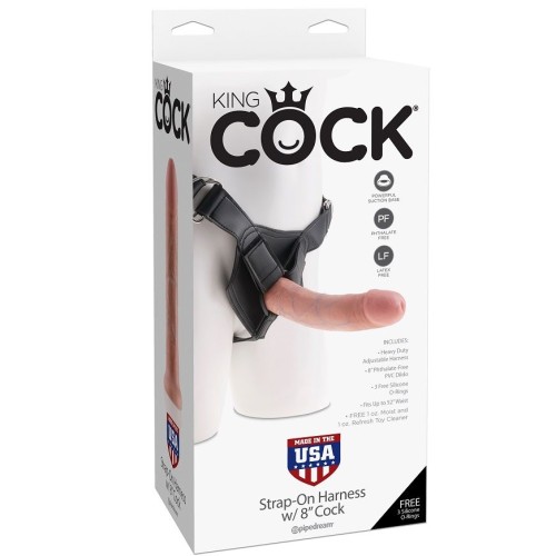 Harness with Realistic Dildo 20.3cm