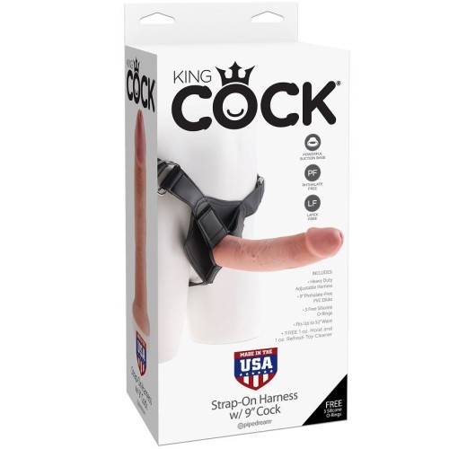 Harness with Realistic Penis Natural 22.9 cm