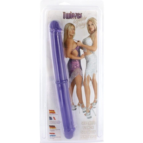 Double Penetration Purple 30 cm - Maximum Pleasure