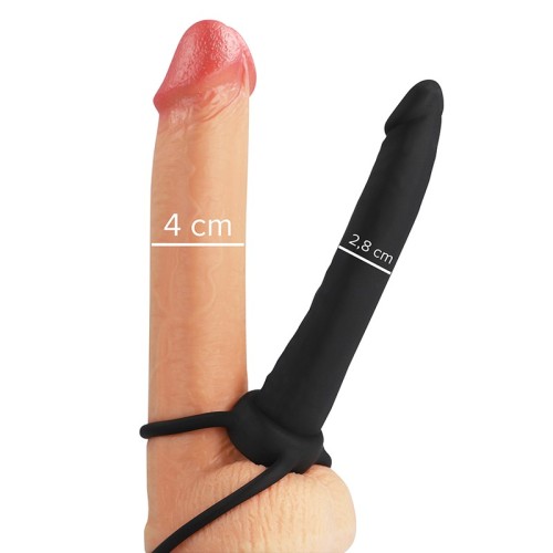 Mythology Cobi Onyx Silicone Double Penetration Harness