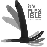 Mythology Cobi Onyx Silicone Double Penetration Harness