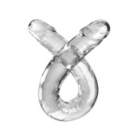 Double Trouble Dildo Doble Transparente Para Parejas