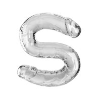 Double Trouble Dildo Doble Transparente Para Parejas