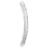 Double Trouble Dildo Doble Transparente Para Parejas