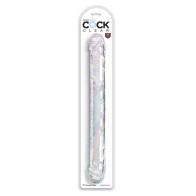 Double Trouble Dildo Doble Transparente Para Parejas