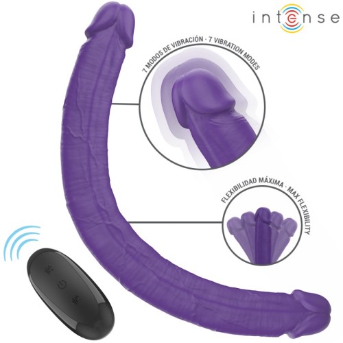 Intense Gunter Double Vibrator 40 cm Purple - Double Stimulation