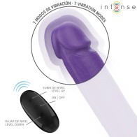 Intense - Gunter Dildo Doble Vibrador 40 Cm Morado - Doble Estimulación