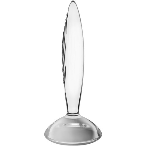 Satisfyer Sparkling Cristal Plug Anal Para Juegos De Temperatura