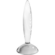 Satisfyer Sparkling Cristal Plug Anal Para Juegos De Temperatura