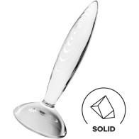 Satisfyer Sparkling Cristal Plug Anal Para Juegos De Temperatura