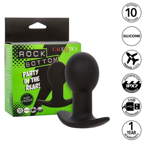 Rock Bottom Anal Plug 10 Vibrations Silicone