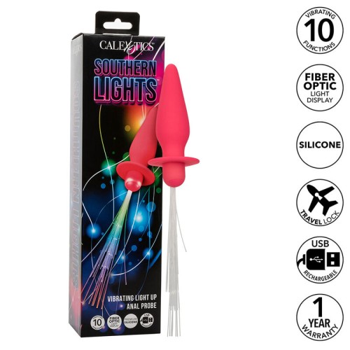 Southern Lights Vibrating Light Up Anal Plug - 10 Functions of Pleasure