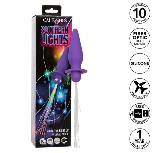 Southern Lights Vibrating Light Up Anal Probe - Dazzling Pleasure