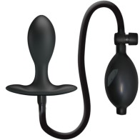 Inflatable Black Anal Plug by Pretty Love