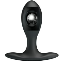 Inflatable Black Anal Plug by Pretty Love