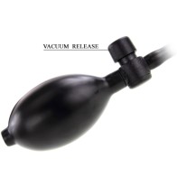 Inflatable Black Anal Plug by Pretty Love