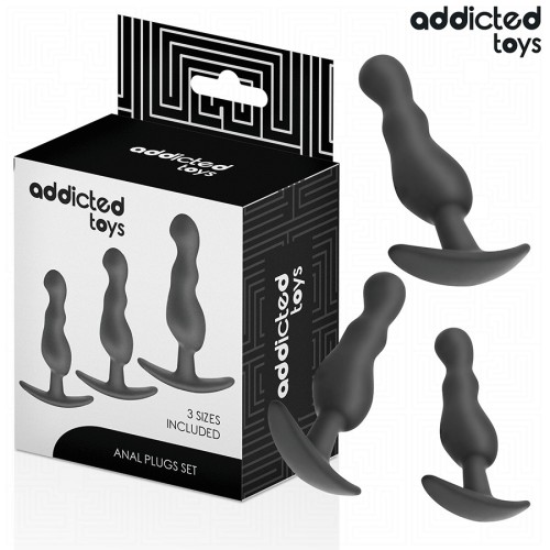 Set of 3 Silicone Anal Plugs