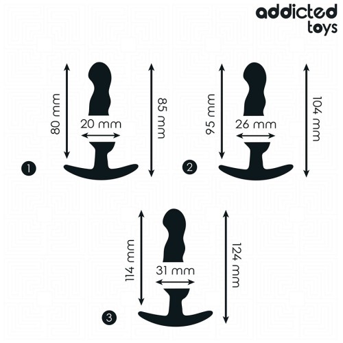 Set of 3 Silicone Anal Plugs