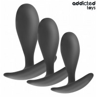 Set De 3 Plug Anal Silicona - Exploración Progresiva