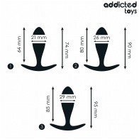 Set De 3 Plug Anal Silicona - Exploración Progresiva