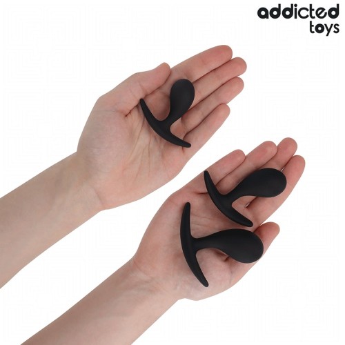 Set of 3 Silicone Anal Plugs Model 3 - Gradual Pleasure