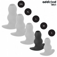 Plug Anal Hueco Silicona Talla M 9,6 Cm