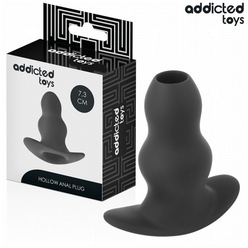 Plug Anal Hueco Silicona Talla S 7,3 Cm para Sensación Profunda