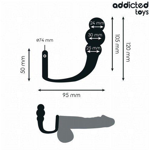 Plug Anal Con Anillo Addicted Toys Para Máximo Placer