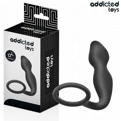 Anal Plug with Silicone Ring for Enhanced Pleasure