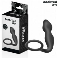 Anal Plug with Silicone Ring for Enhanced Pleasure