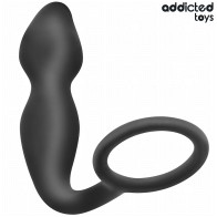 Plug Anal Con Anillo De Silicona Para Placer Mejorado
