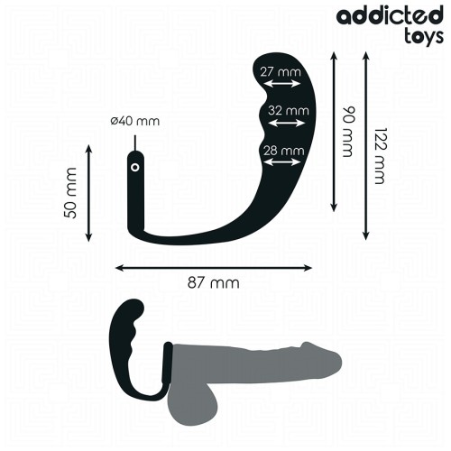 Addicted Toys Anal Plug with Ring Model 4