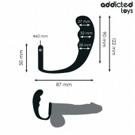 Addicted Toys Anal Plug with Ring Model 4