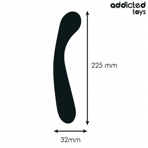 Masajeador Anal Doble Silicona 22,5 Cm - Addicted Toys