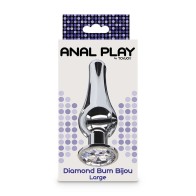 Anal Play Diamond Bum Bijou Large Plug