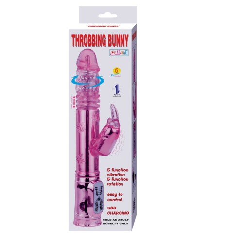 Throbbing Bunny Vibrator for Intense Stimulation