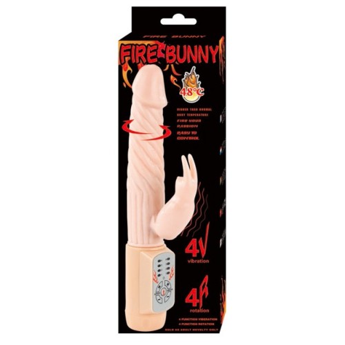Baile Fire Bunny Rotating Vibrator for Sensational Pleasure