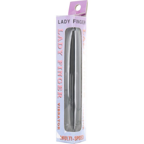 Ladyfinger Black Mini Vibrator for Classic Pleasure