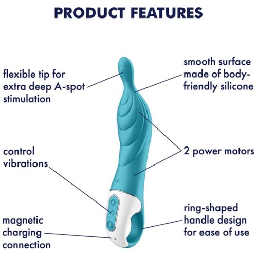 Satisfyer A-Mazing 2 G-spot Vibrator Turquoise
