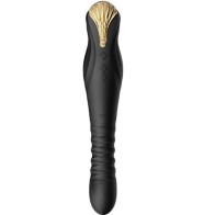 King Thruster Powerful Vibrator Black