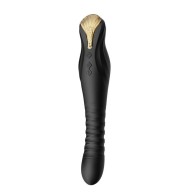 King Thruster Powerful Vibrator Black