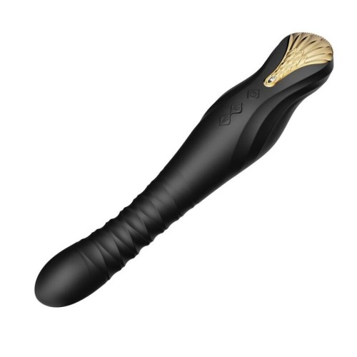 King Thruster Powerful Vibrator Black