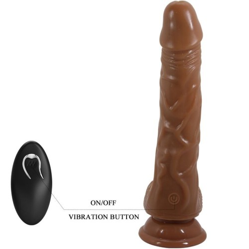 Baile Realistic Vibrator with Suction Cup and Remote - Ultimate Pleasure